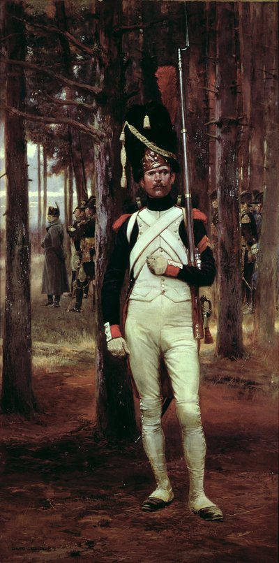 Grenadierwacht door Jean Baptiste Edouard Detaille
